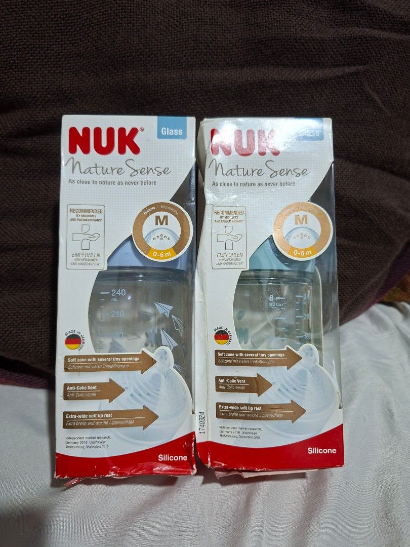 Nuk glass bottles (Category: Breastfeeding & Bottle Feeding) located in Baguio. Submitted by meganmeganv (Listing ID 1460507521, Image 1). Description: .