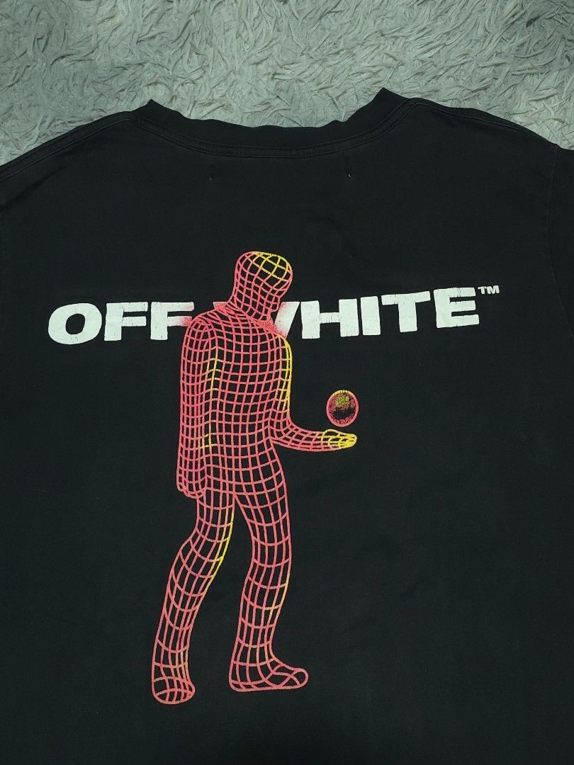 Offwhite (Category: Tshirts & Polo Shirts ) located in Abulug. Submitted by humanwhosellthings (Listing ID 1460401096, Image 3). Description: OFFWHITE ✅️Size: Large ✅️Dimes: 21W x 29L ✅Condition: Very Good ✅Issue: minimal sa print ✅Color Rate: 9/10.