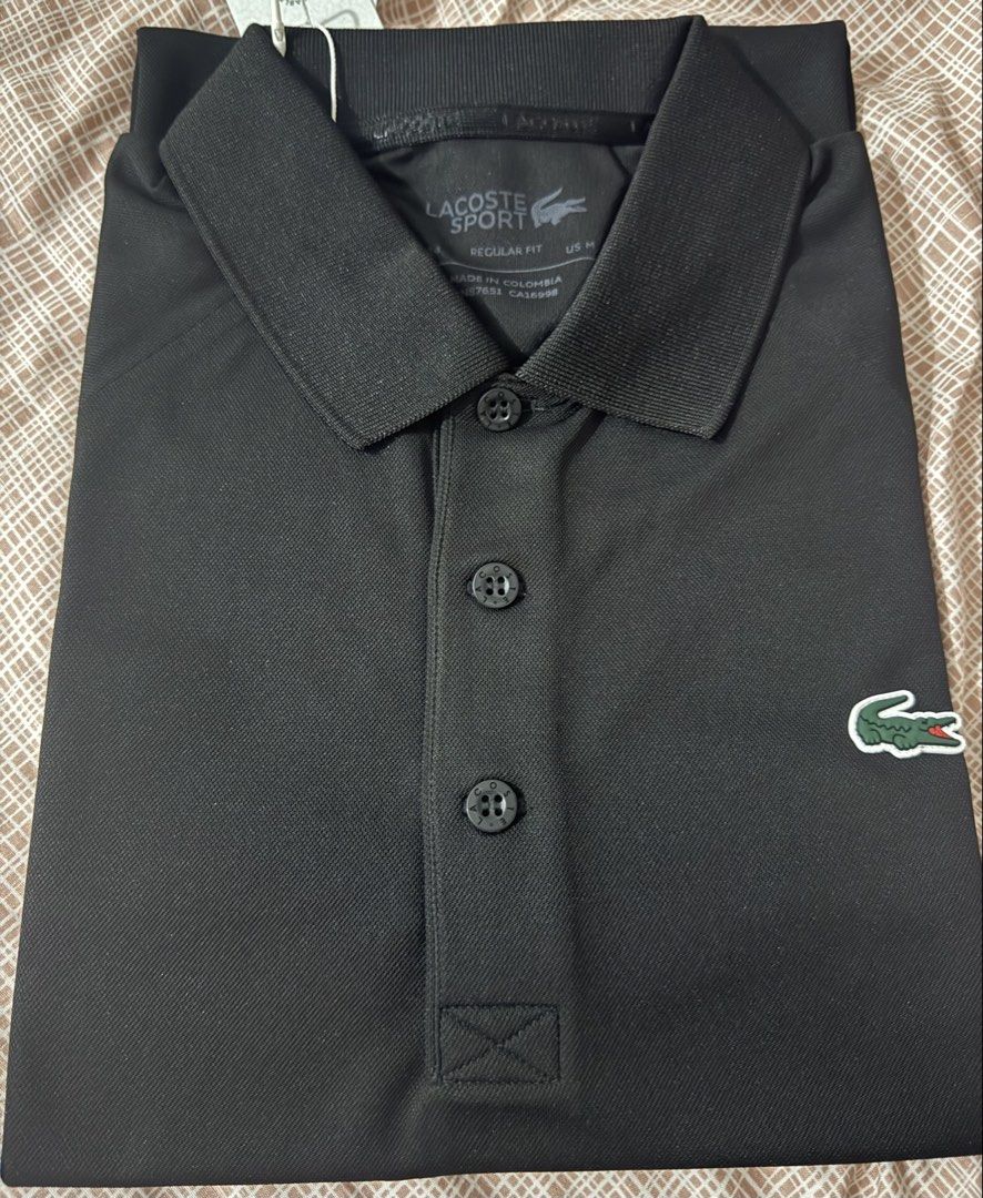 Original Lacoste For Men Dry fit (Category: Announcements) located in Quezon City. Submitted by branded_jo (Listing ID 1460328955, Image 3). Description: Original Lacoste Polo Shirt for Men Dry Fit Regular fit Med on tag Color Black Brand new with tag and paper bag Lalamove Ready.