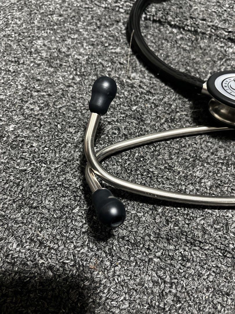 ORIGINAL Littmann Classic III Stethoscope Black (Category: Medical Supplies & Tools) located in Manila. Submitted by thefootyhub (Listing ID 1460472439, Image 2). Description: - Littmann Classic III Stethoscope (Black) - High acoustic sensitivity for superior performance - Tunable diaphragm for hearing different frequencies - Dual lumen tubing for clear sound transmission - Comfortable eartips for extended wear - Ideal for medical professionals.