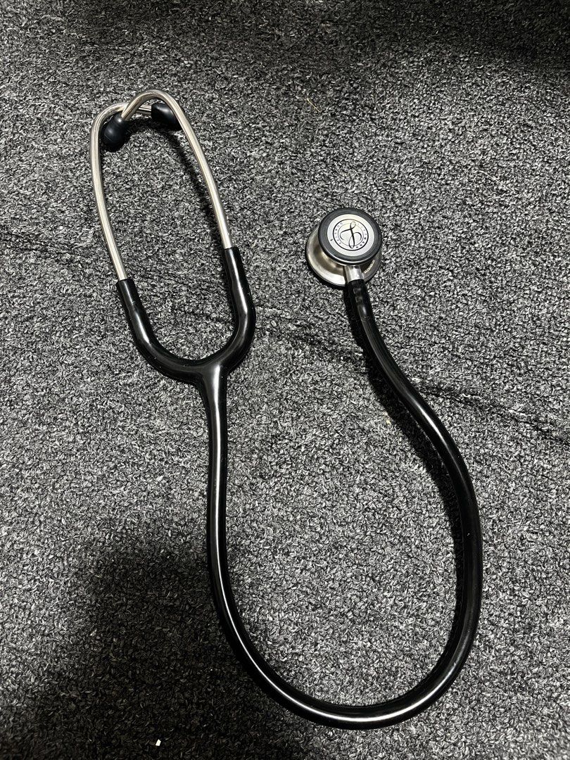 ORIGINAL Littmann Classic III Stethoscope Black (Category: Medical Supplies & Tools) located in Manila. Submitted by thefootyhub (Listing ID 1460472439, Image 1). Description: - Littmann Classic III Stethoscope (Black) - High acoustic sensitivity for superior performance - Tunable diaphragm for hearing different frequencies - Dual lumen tubing for clear sound transmission - Comfortable eartips for extended wear - Ideal for medical professionals.