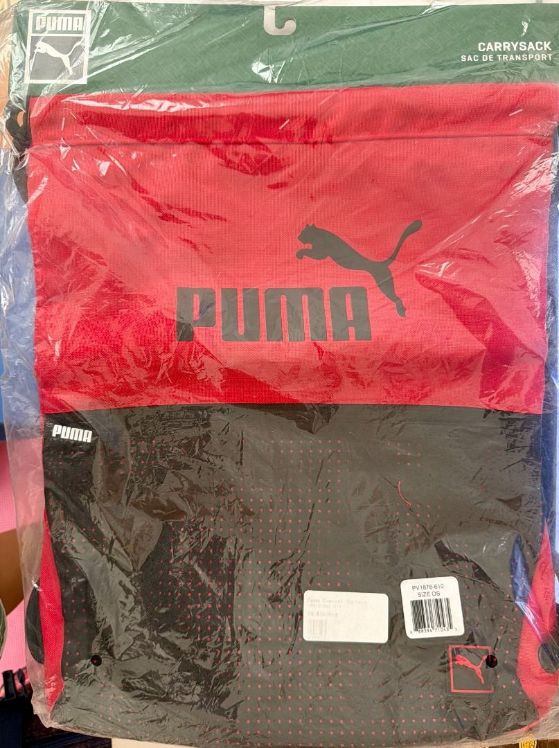 Original Puma Carry Sack (Red) (Category: Backpacks) located in Caloocan City. Submitted by swiftgem.2e0efc (Listing ID 1460378034, Image 1). Description: unused with plastic.