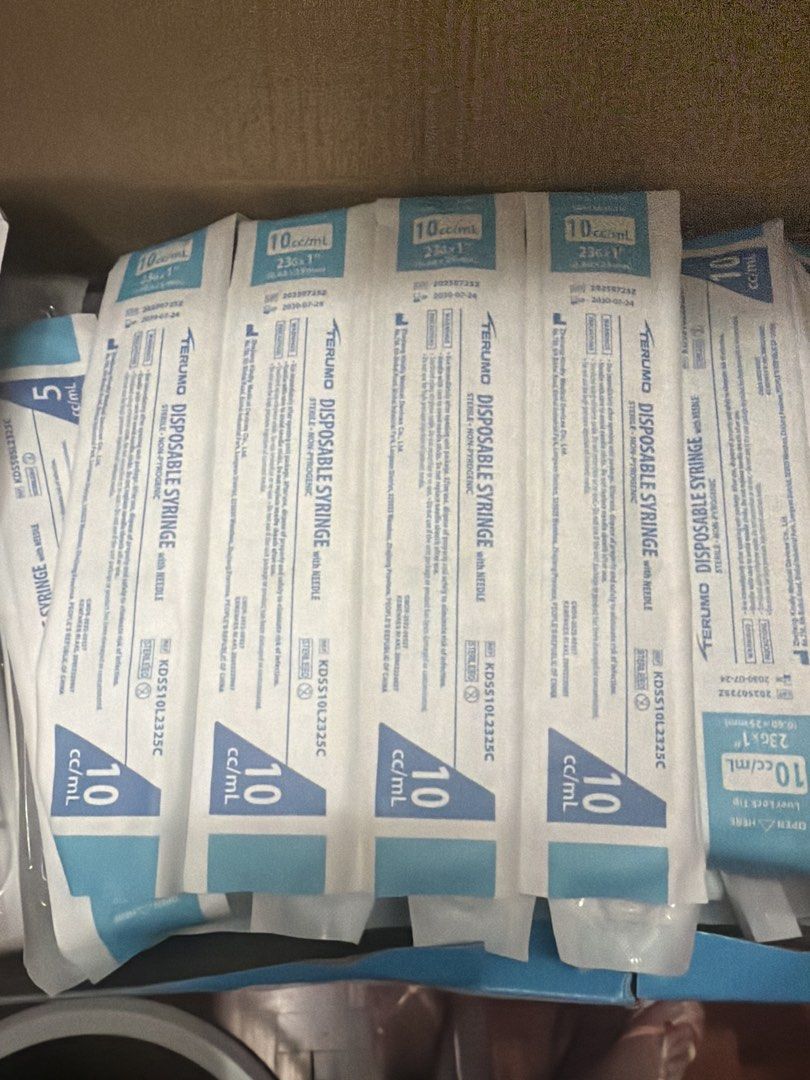 Original Terumo disposable syringe with needle 10cc (Category: Medical Supplies & Tools) located in Pasig City. Submitted by tuborgtrading (Listing ID 1460403144, Image 2). Description: .