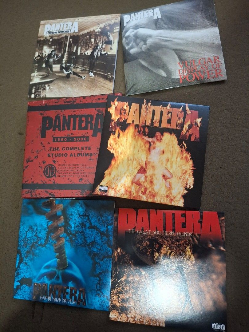 Pantera complete Studio Albums Cds (Category: CDs & DVDs) located in Davao. Submitted by vintageklasiks (Listing ID 1460416941, Image 2). Description: .