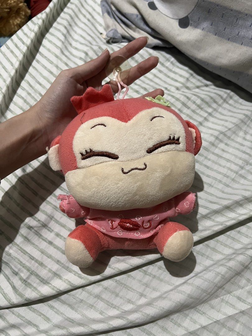 Pink Monkey Plush Toy (Category: Plushies & Soft Toys) located in Manila. Submitted by erickalago (Listing ID 1460490582, Image 1). Description: loc:Manila.