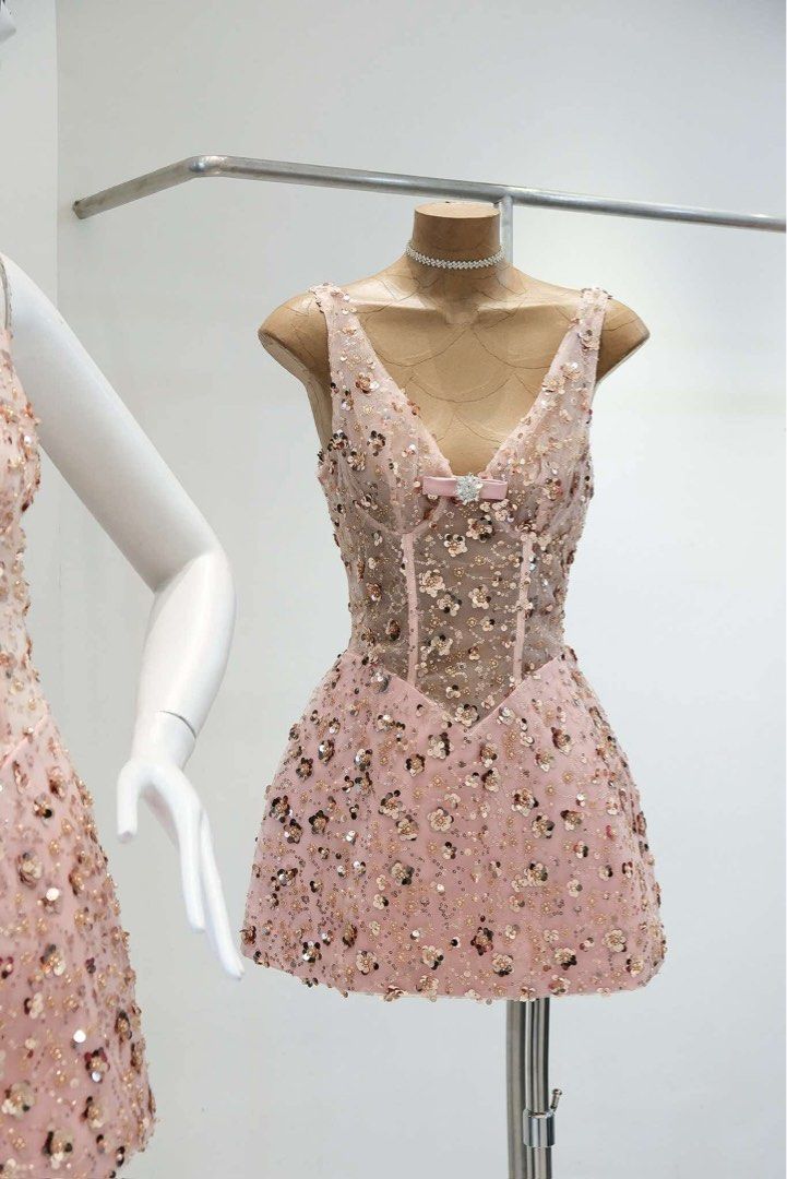 Pink sequin princess mini dress for RENT (Category: Dresses) located in Manila. Submitted by thingsandmorethings (Listing ID 1460453087, Image 1). Description: .