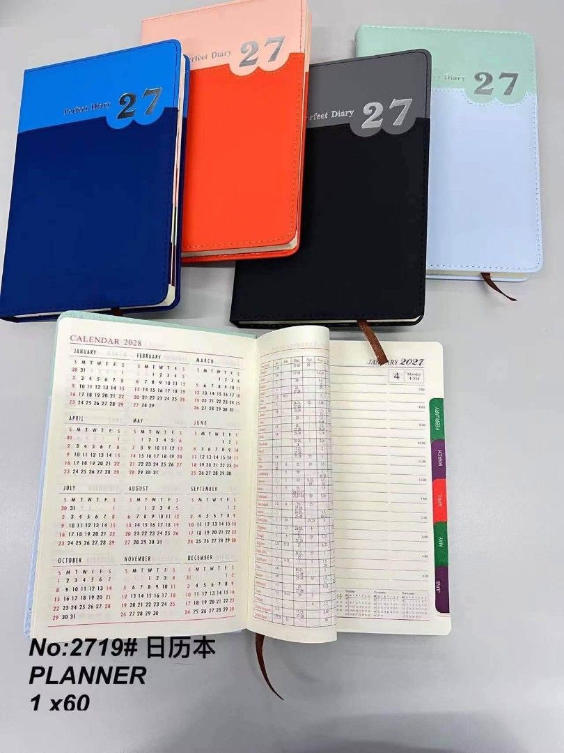 PLANNER NOTEBOOK 2027📔📚📖 (Category: Other Stationery & Craft) located in Quezon City. Submitted by miriamreyes006 (Listing ID 1460318501, Image 2). Description: PLANNER NOTEBOOK 2027📔📚📖 Php 180.00 EACH ONLY 12 PCS UP Php 160.00 ONLY.