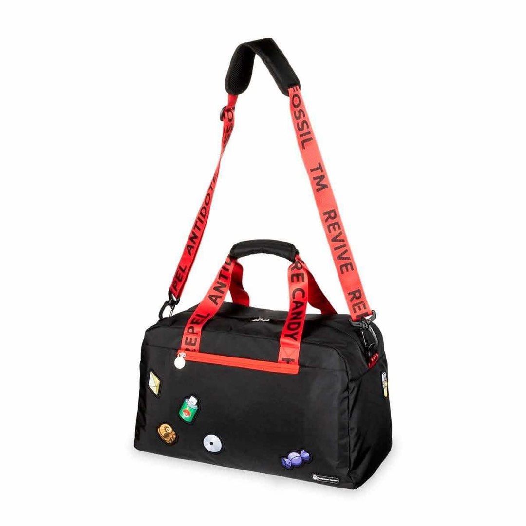 Pokémon Trainer Essentials duffel bag (Category: Sling Bags) located in Bacoor. Submitted by arwinjune (Listing ID 1460490417, Image 1). Description: Bought via pasabuy from Pokémon Center in Japan worth ₱5k Used only once!.