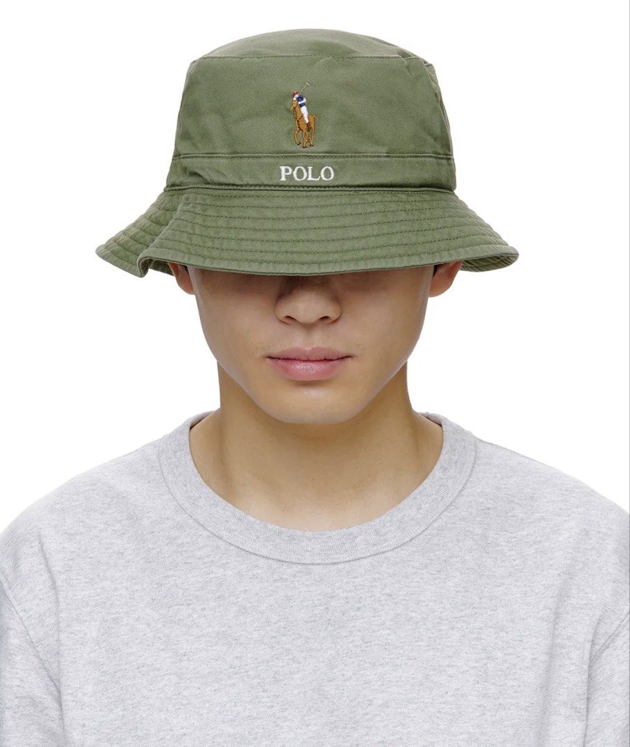 Polo Ralph Lauren Bucket Hat (Category: Caps & Hats) located in Naga. Submitted by tiindahunts (Listing ID 1460384599, Image 1). Description: From Dubai box! L-XL, unisex.