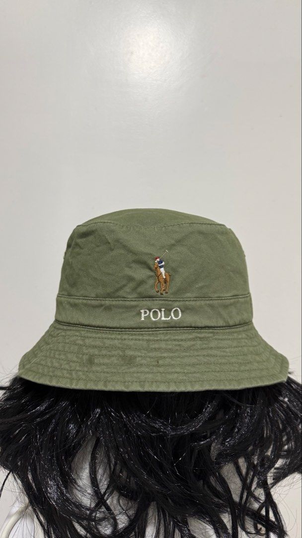 Polo Ralph Lauren Bucket Hat (Category: Caps & Hats) located in Naga. Submitted by tiindahunts (Listing ID 1460384599, Image 2). Description: From Dubai box! L-XL, unisex.