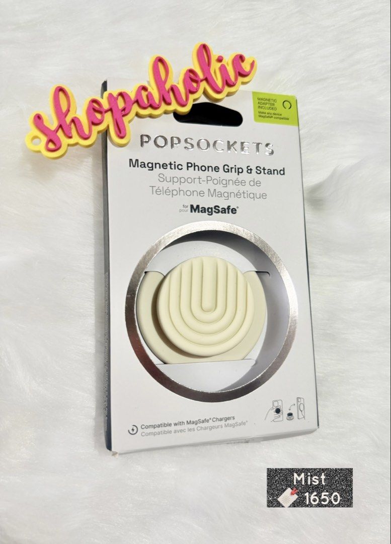 Popsockets Magnetic Phone Grip - Mist (Category: Mounts & Holders) located in Caloocan City. Submitted by shopaholic.nej (Listing ID 1460418312, Image 1). Description: 🌟AVAILABLE ONHAND🌟 🌟BRAND NEW & AUTHENTIC🌟 📍North Caloocan 💰Gcash / BPI / Maribank (Seabank) 🚚 grab/lalamove/J&T (no shapi checkout).