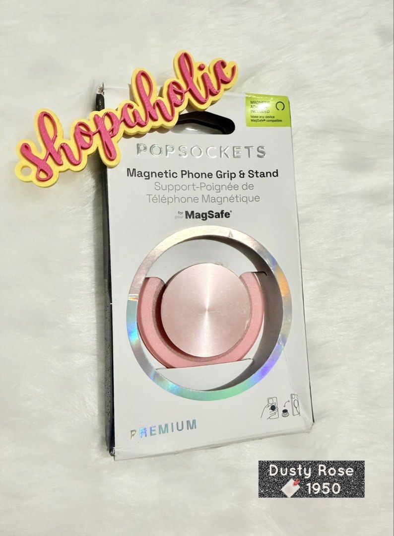 Popsockets Magnetic Phone Grip - Dusty Rose (Category: Mounts & Holders) located in Caloocan City. Submitted by shopaholic.nej (Listing ID 1460418768, Image 1). Description: 🌟AVAILABLE ONHAND🌟 🌟BRAND NEW & AUTHENTIC🌟 📍North Caloocan 💰Gcash / BPI / Maribank (Seabank) 🚚 grab/lalamove/J&T (no shapi checkout).