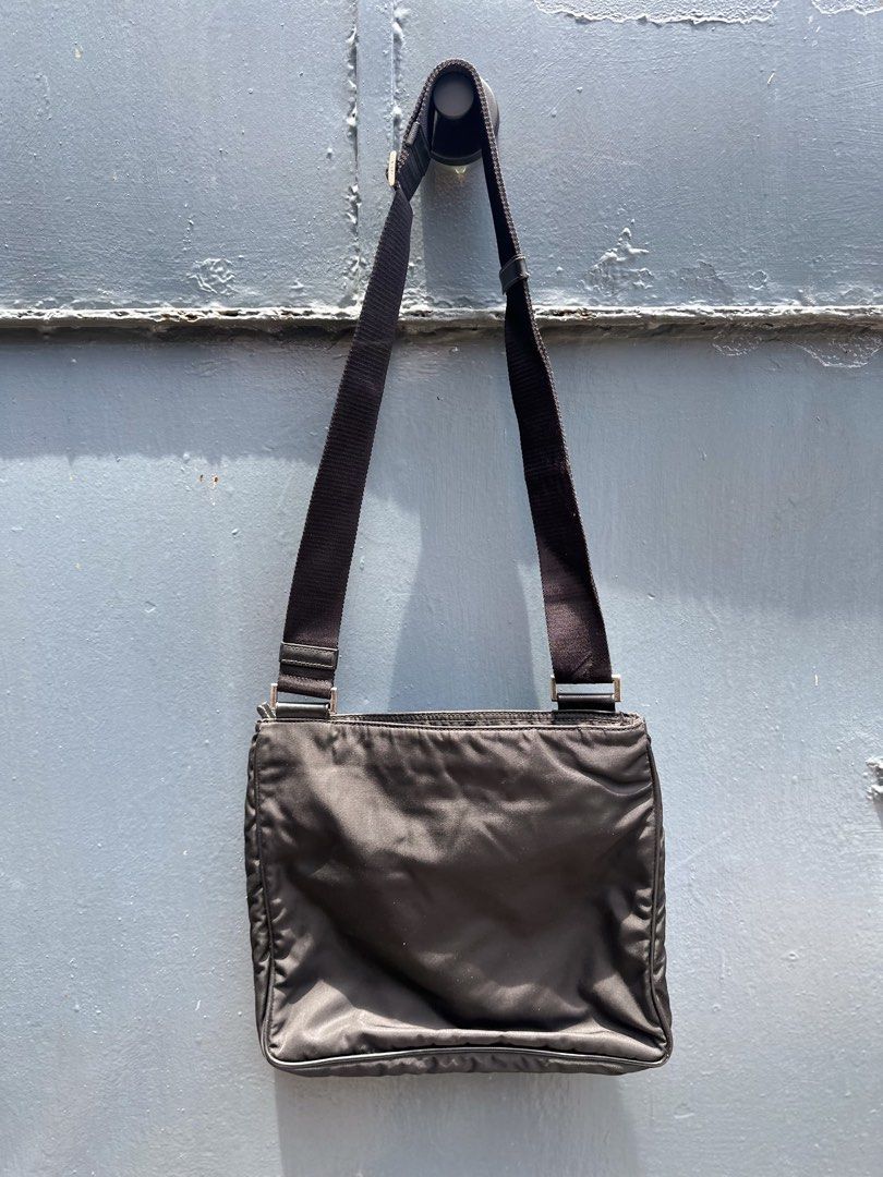 Prada Nylon Shoulder Bag (Category: Luxury Bags & Wallets) located in Quezon City. Submitted by la.deals (Listing ID 1460364690, Image 3). Description: Authentic Prada sling bag Excellent condition Unisex Pm me for detailed pic.