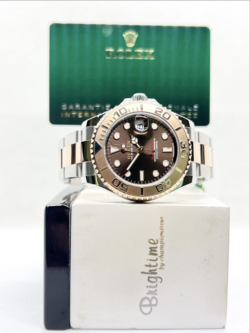 Pre Owned Rolex Oyster Yacht-Master 37 268621 Chocolate Dial Automatic Steel Casing Bracelet ( Jan 22 ) (Category: Watches) located in Singapore. Submitted by brightime (Listing ID 1460429428, Image 2). Description: Pre Owned Rolex Oyster Yacht-Master 37 268621 Chocolate Dial Automatic Steel Casing Bracelet ( Jan 22 ) ** Pre-Owned ** ** Mint Condition ** Model : 268621 Also known as : Oyster Yacht-Master 37 Case size : 37mm Dial : Chocolate Dial 