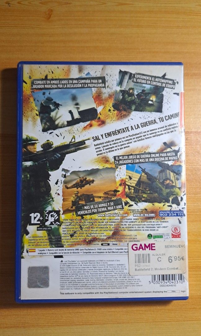 PS2 Battlefield 2 (Complete in Box) (Category: PlayStation) located in Nabua. Submitted by jayrizz000 (Listing ID 1460362788, Image 2). Description: PAL PS2 Game.