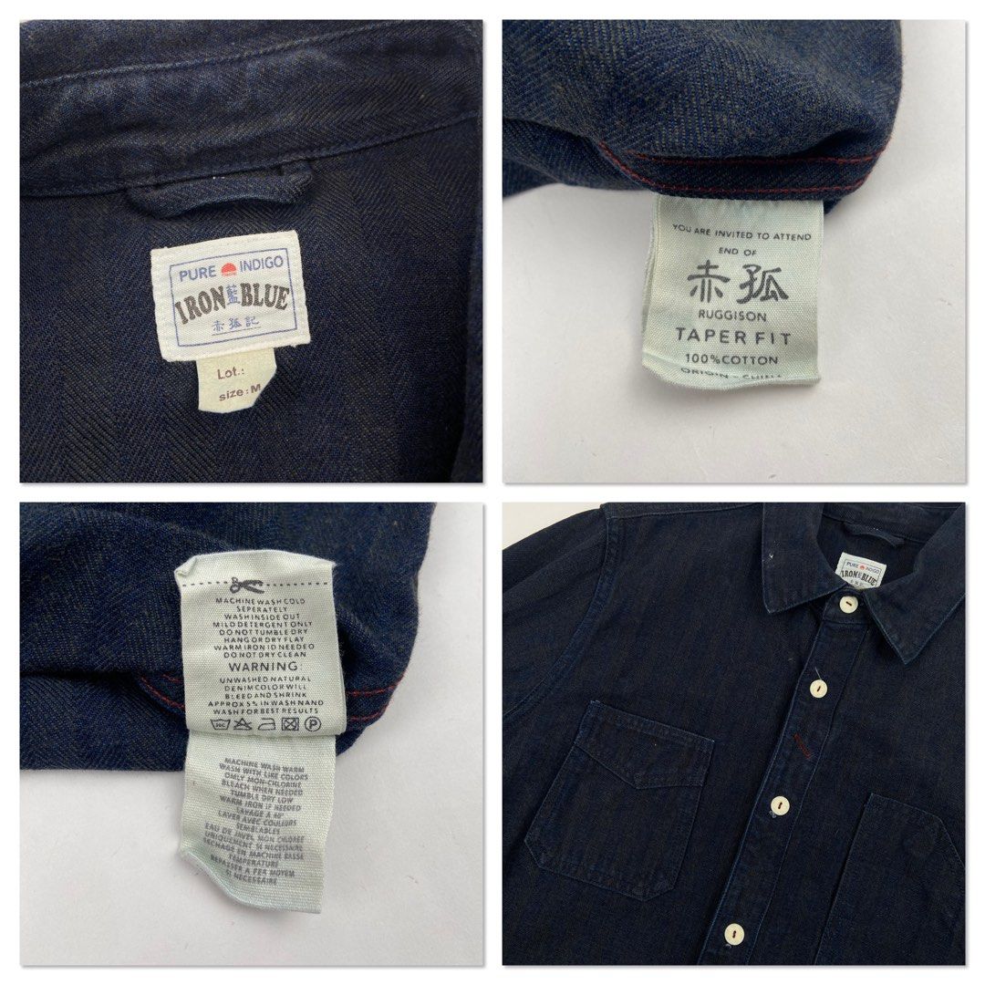 Pure Indigo Iron & Blue (Category: Tshirts & Polo Shirts ) located in Manila. Submitted by draftdrops (Listing ID 1460315789, Image 2). Description: Denim jacket, button down and excellent condition Width :20 Length :27 Size:medium .