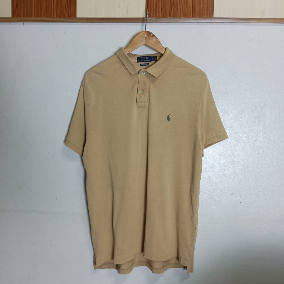 Ralph Lauren Polo Shirt (Category: Tshirts & Polo Shirts ) located in Marawi City. Submitted by rajieeee (Listing ID 1460387853, Image 1). Description: Negotiable ‼️ ( Please make your offer) Excellent Condition Color rate 9.8/10 22 by 29 Scannable QR Authentic 💯 Washed and ready to wear Issue: Repair pinhole.