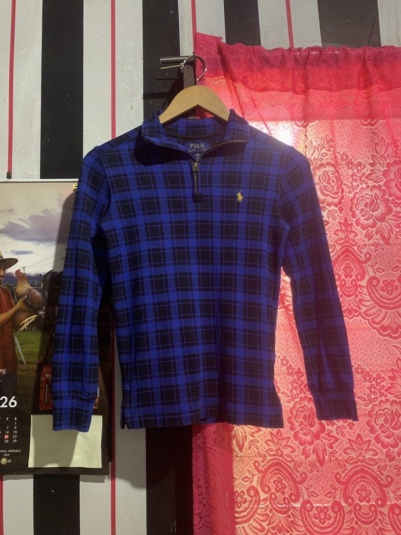 Ralph Lauren Quarter-Zip (Category: Tshirts & Polo Shirts ) located in Iligan City. Submitted by kierrehv (Listing ID 1460345945, Image 2). Description: Ralph Lauren Quarter-Zip 9.8/10 cr Age 8 on tag 15x23 Scannable Qr Complete Tags No issues.