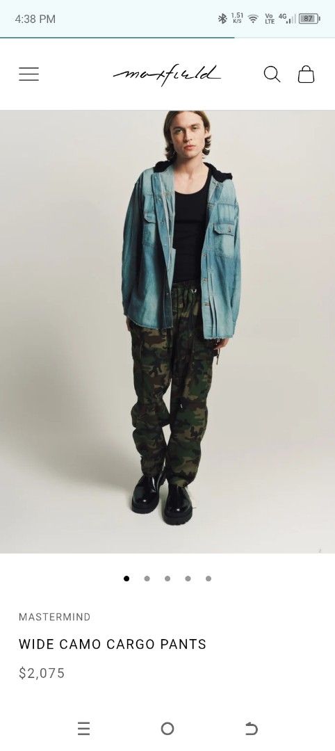 Rare Mastermind Camo Cargo Pants (Category: Jeans) located in Balaoan. Submitted by kulitzz (Listing ID 1460406962, Image 2). Description: - Mastermind Japan camouflage cargo pants - Features multiple pockets and zipper - Original retail price: $2,075 -Personal Item not Ukay -Used Very Good Condition PM if Interested Price is Negotiable thanks .