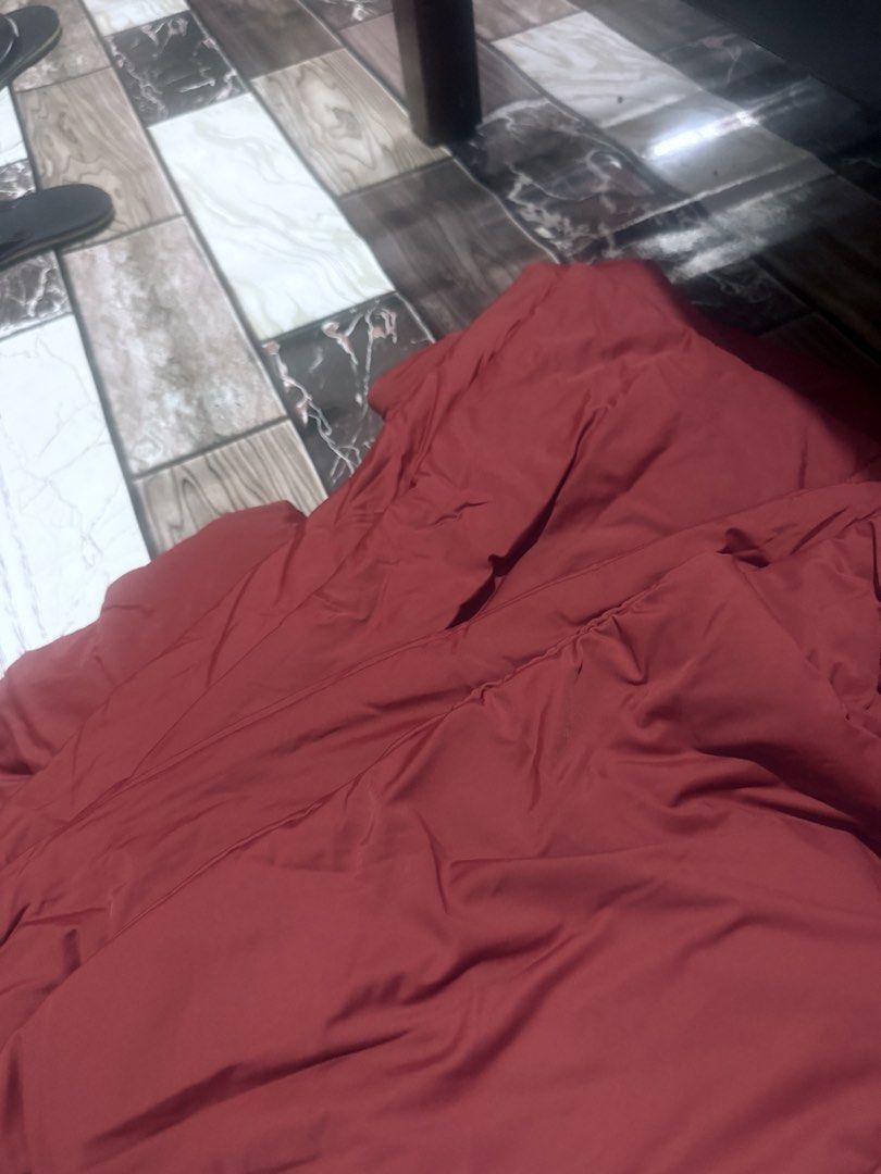 Red comforter super soft (Category: Bedding & Towels) located in Manila. Submitted by ginetedw46 (Listing ID 1460469117, Image 2). Description: Good as new good quality .