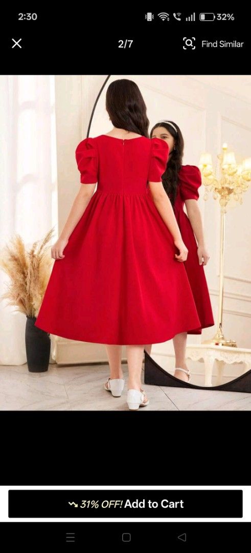 Red Dress (Category: Dresses) located in Taguig. Submitted by suzzyb. (Listing ID 1460383451, Image 2). Description: Shein Red Dress Size - 13years old .