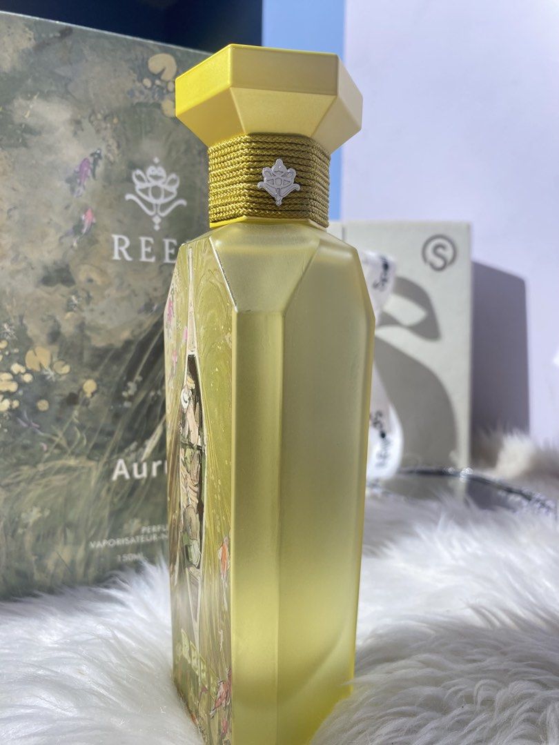 REEF AURUM (Category: Fragrance & Deodorants) located in Quezon City. Submitted by purpleporcupine (Listing ID 1460409216, Image 3). Description: PERFUME: Reef Aurum Volume:150ml RFS: Failed blind buy. it did not spark joy ✨ few sprays missing ✨guaranteed authentic ✨with box 🏷️Negotiable 💰Mode of Payment: GCash/BDO 💰Payment first before delivery ❌No return/exchange/refund/meetups. All sales are final. .