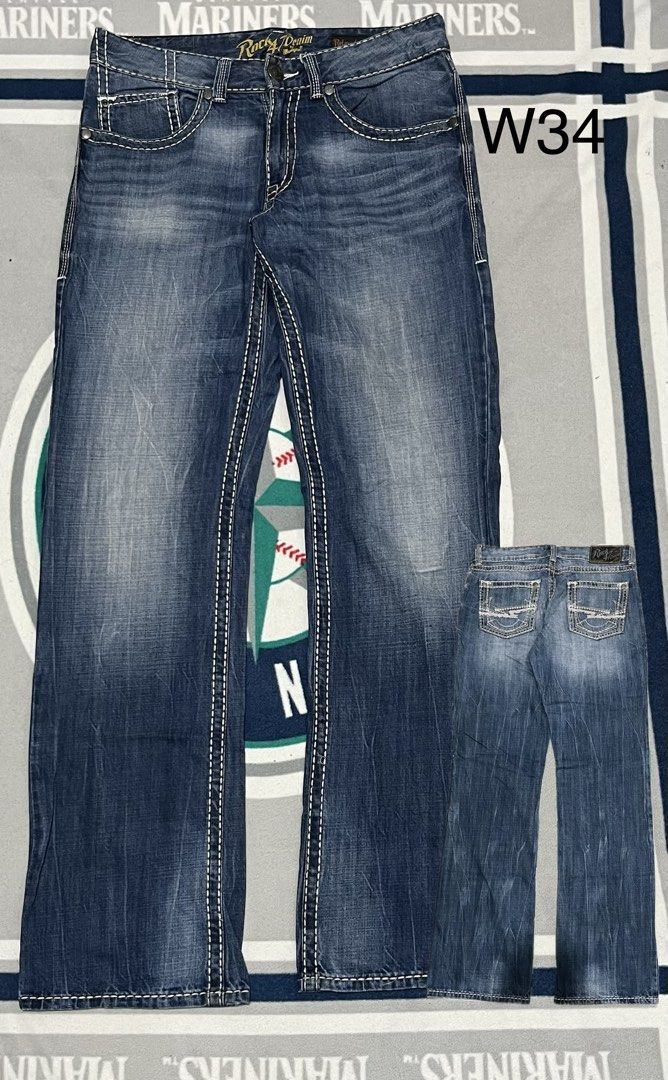 Rocky Mountain Denim Jeans W34 (Category: Jeans) located in Manila. Submitted by davinci1 (Listing ID 1460332418, Image 1). Description: Wrangler rock4denim jeans 📍LAS PIÑAS 📦 JNT/LBC/LALAMOVE CAN DO MEET UP AROUND LAS PIÑAS VC SURE BUYER FIRST TO PAY GET THE ITEM NEED 50 PESOS DOWNPAYMENT LALAMOVEMOD GCASH NO COD/COP.