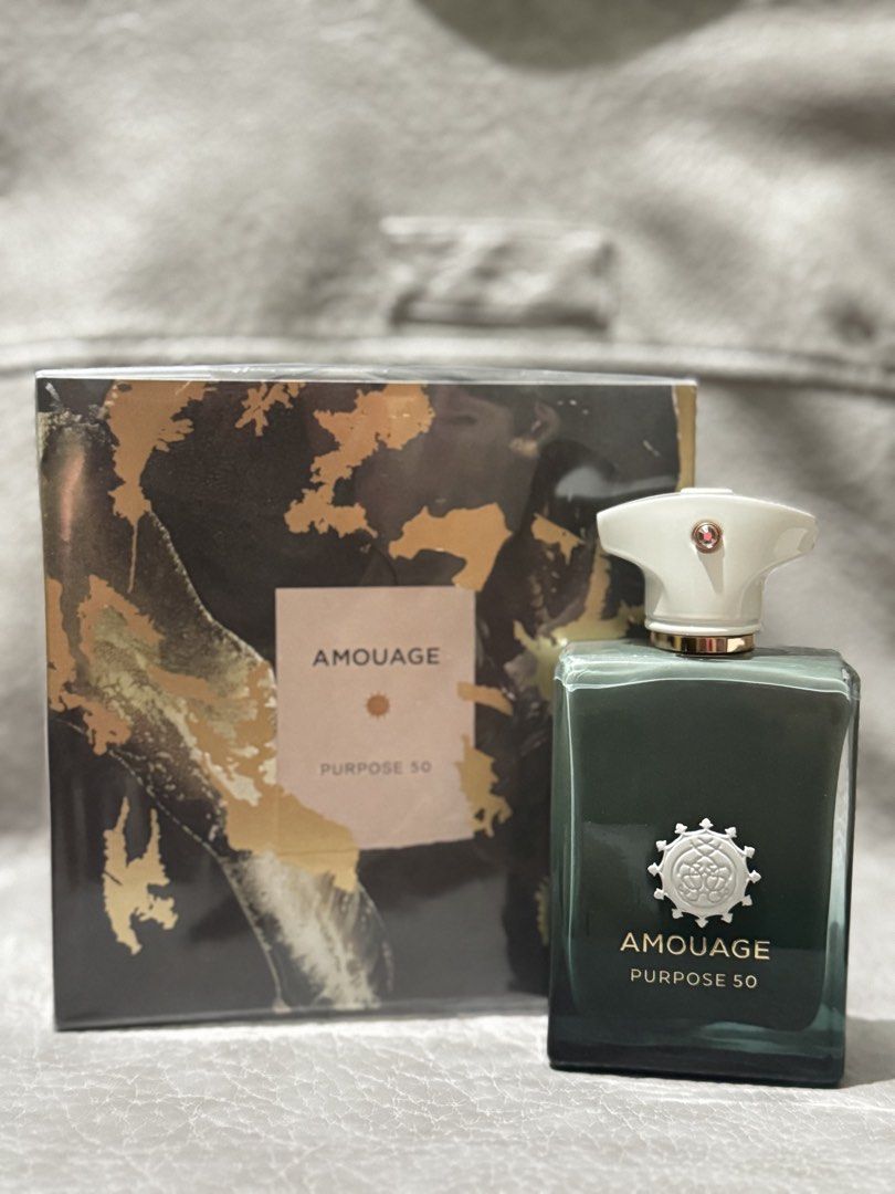 Sale! Amouage Purpose 50 (Category: Fragrance & Deodorants) located in Quezon City. Submitted by gdpc_ph (Listing ID 1460478940, Image 1). Description: Fragrance Name: Amouage Purpose 50 Size: 100ML Item Condition: - Almost full condition. Good as new! - Check photo for juice level. - Actual photos posted. - With box. Box in mint condition. Plastic seal still intact. - Magnetic Cap. Heavy bottle. - With sticker label on the bottle. Longevity base