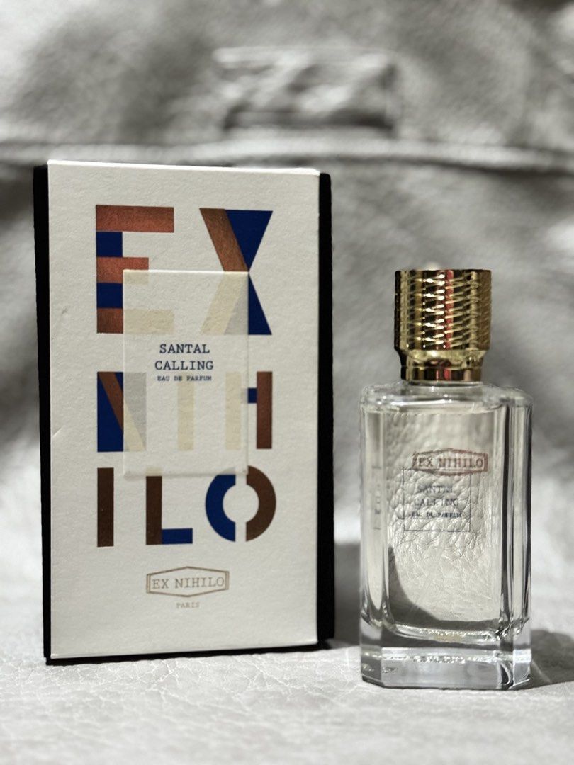 Sale! Ex Nihilo Santal Calling (Category: Fragrance & Deodorants) located in Quezon City. Submitted by gdpc_ph (Listing ID 1460476273, Image 1). Description: Fragrance Name: Ex Nihilo Santal Calling Size: 100ML Item Condition: - Almost full condition. Good as new! - Check photo for juice level. - Actual photos posted. - With box. Box in mint condition. - With sticker label on the bottle. Longevity based on our trial: Moderate to long lasting proj