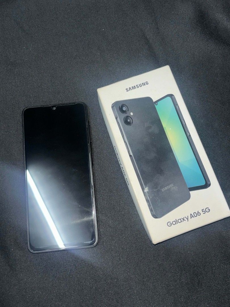 SAMSUNG A06 5G (Category: Samsung) located in Caloocan City. Submitted by annchardyshop (Listing ID 1460474083, Image 2). Description: 4500 NO ISSUE / NO ISSUE ALL WORKINGS CHECK TO SAWA ! GOOD AS NEW . HINDI MASYADO NAGAGAMIT KASE PANG BACK UP PHONE SANA UNIT CASE BOX only south caloocan maypajo location.