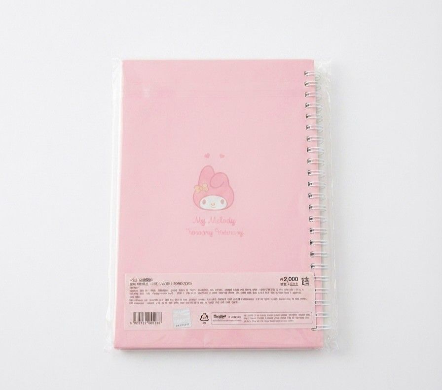 Sanrio My Melody Notebook (Category: Stationery & School Supplies) located in Binan City. Submitted by mayjhe (Listing ID 1460373967, Image 3). Description: 💟 For Sale 💟 👉 Kindly read the page rules 🌸 My Melody 🍀 Notebook 📍 Condition: Good / New 💰 Price is 255.00 🇵🇭 Location Biñan Laguna 🛵 Courier J&T and Lalamove 📋 Shipping by Thursday 📍 NO COD, COP, CHECKOUT 📌 All items are carefully packed and labeled with Fragile stickers for bre