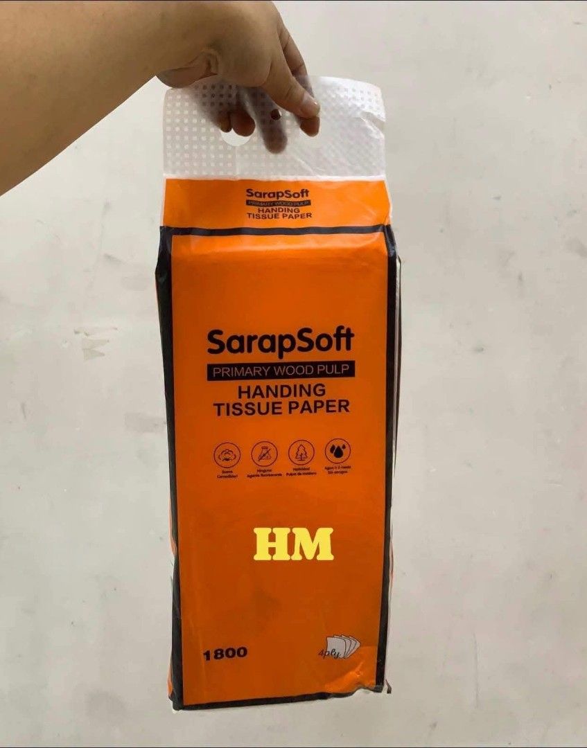 SarapSoft tissue 1800 sheets (Category: Cleaning Tools & Supplies) located in Manila. Submitted by presyongmasa (Listing ID 1460461334, Image 2). Description: SarapSoft tissue 1800 sheets ₱70.00 Shipping fee shoulder by buyer Payment today next day ship out 🛵 Send me direct message for inquiries Location Tondo Manila.