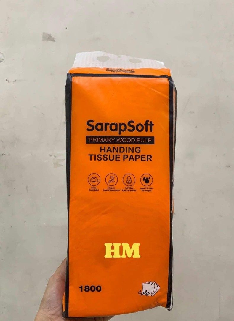SarapSoft tissue 1800 sheets (Category: Cleaning Tools & Supplies) located in Manila. Submitted by presyongmasa (Listing ID 1460461334, Image 3). Description: SarapSoft tissue 1800 sheets ₱70.00 Shipping fee shoulder by buyer Payment today next day ship out 🛵 Send me direct message for inquiries Location Tondo Manila.