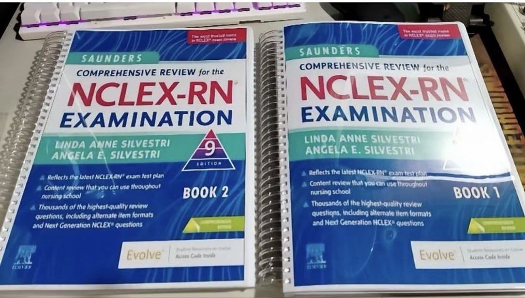 Saunders ( 2 BOOKS FOR ₱700) (Category: Textbooks) located in Quezon City. Submitted by shesellss_ (Listing ID 1460387811, Image 1). Description: - Saunders Comprehensive Review for the NCLEX-RN Examination, 9th Edition - Includes Book 1 and Book 2 - Covers the latest NCLEX-RN exam test plan - Provides content review for nursing school - Features thousands of review questions with alternate item formats - Includes Next Generation NCLEX questions 