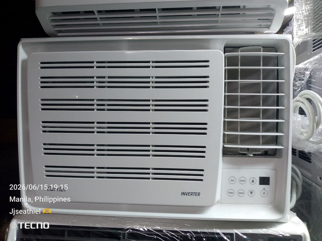 Second hand aircons (Category: Air Conditioning and Heating) located in Manila. Submitted by jst.call.me.jan (Listing ID 1460473217, Image 1). Description: .5hp to 2.5hp full inverter / non Meron Po kami Jan 🤞🏻 just pm me for fast transaction same day delivery 🫶 we deliver any point. we accept cash on delivery tara pm Moko bigyan KTA discount and warranty 🙏.