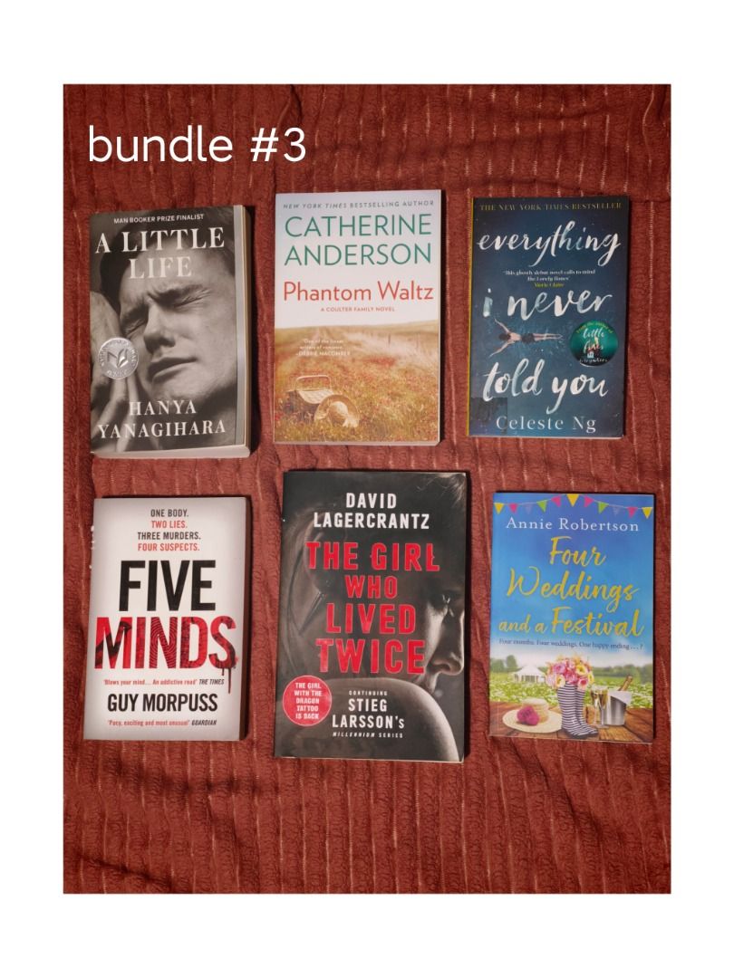 Selling pre-love books (Category: Storybooks) located in Caloocan City. Submitted by kathy0427 (Listing ID 1460312753, Image 3). Description: Decluttering my bookshelf and letting these books find a new home! ❤️ All books are preloved and in good condition. Please see photos for actual condition. ✨ BUNDLE 1 — ₱850 5 books: • Girl Unframed – Deb Caletti • The Curious Heart of Ailsa Rae • The Subtle Art of Not Giving a Fck • My Year of Rest and Rel