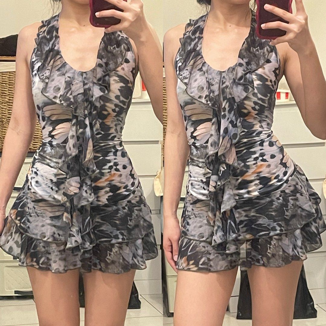 Shein Backless Dress (Category: Dresses) located in Manila. Submitted by valentinaababy (Listing ID 1460474809, Image 1). Description: bought it for 400 250 na lang hehe size xs-m only tried on.