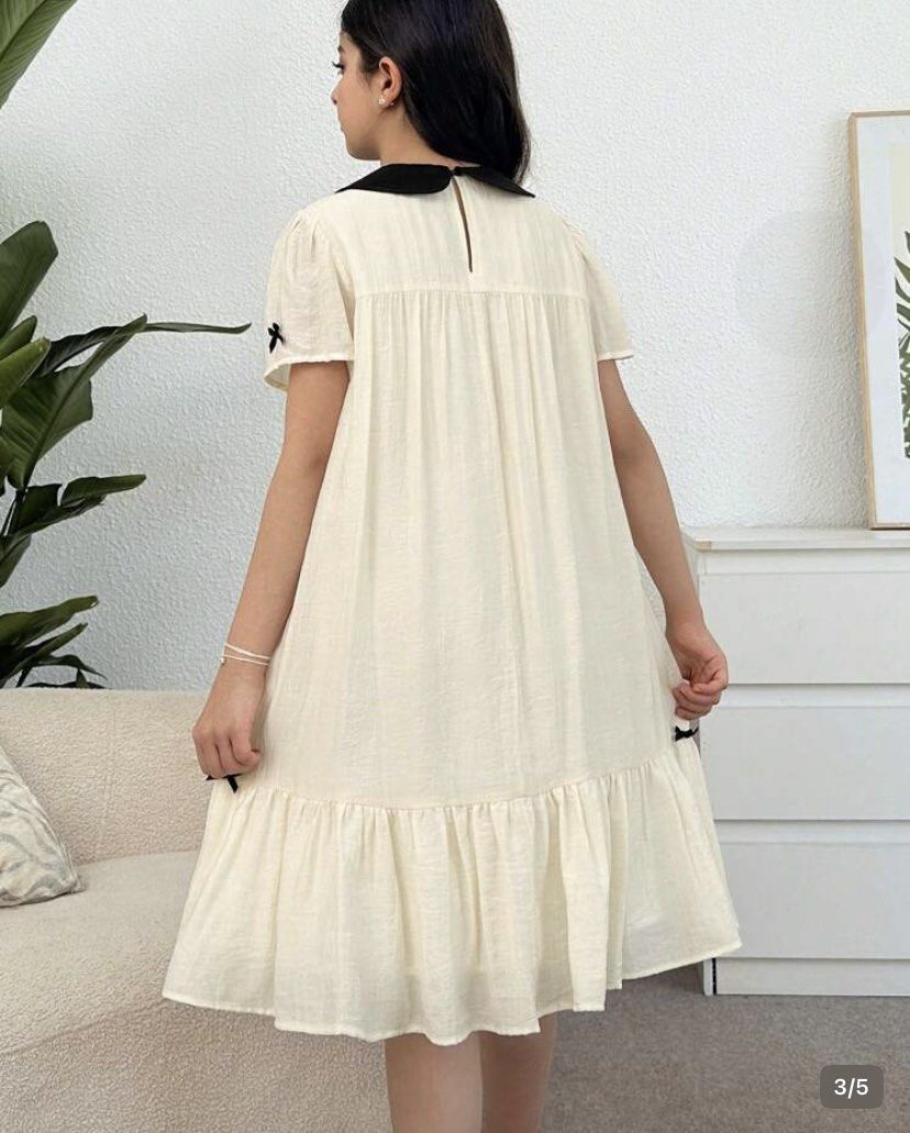 Shein kids dress (Category: Babies & Kids Fashion) located in Santa Rosa. Submitted by humpyscloset0730 (Listing ID 1460358789, Image 2). Description: Bought brandnew at official app rarely worn church used only outgrown.
