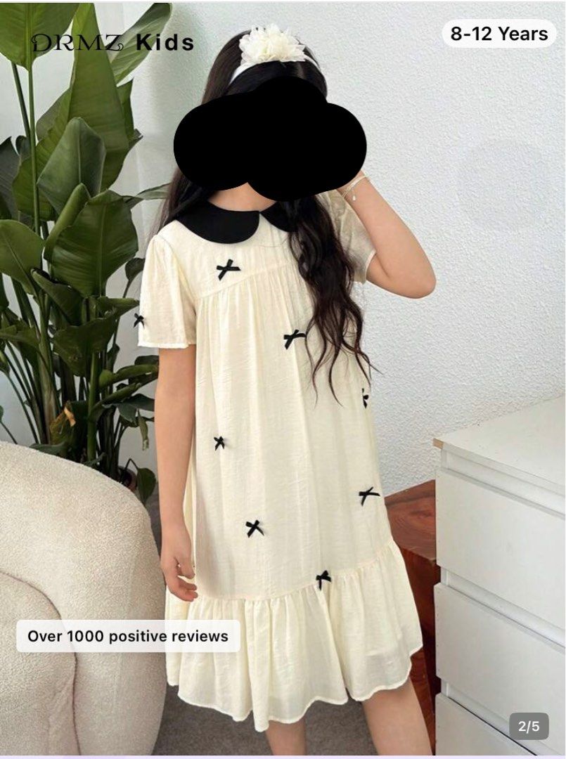Shein kids dress (Category: Babies & Kids Fashion) located in Santa Rosa. Submitted by humpyscloset0730 (Listing ID 1460358789, Image 1). Description: Bought brandnew at official app rarely worn church used only outgrown.