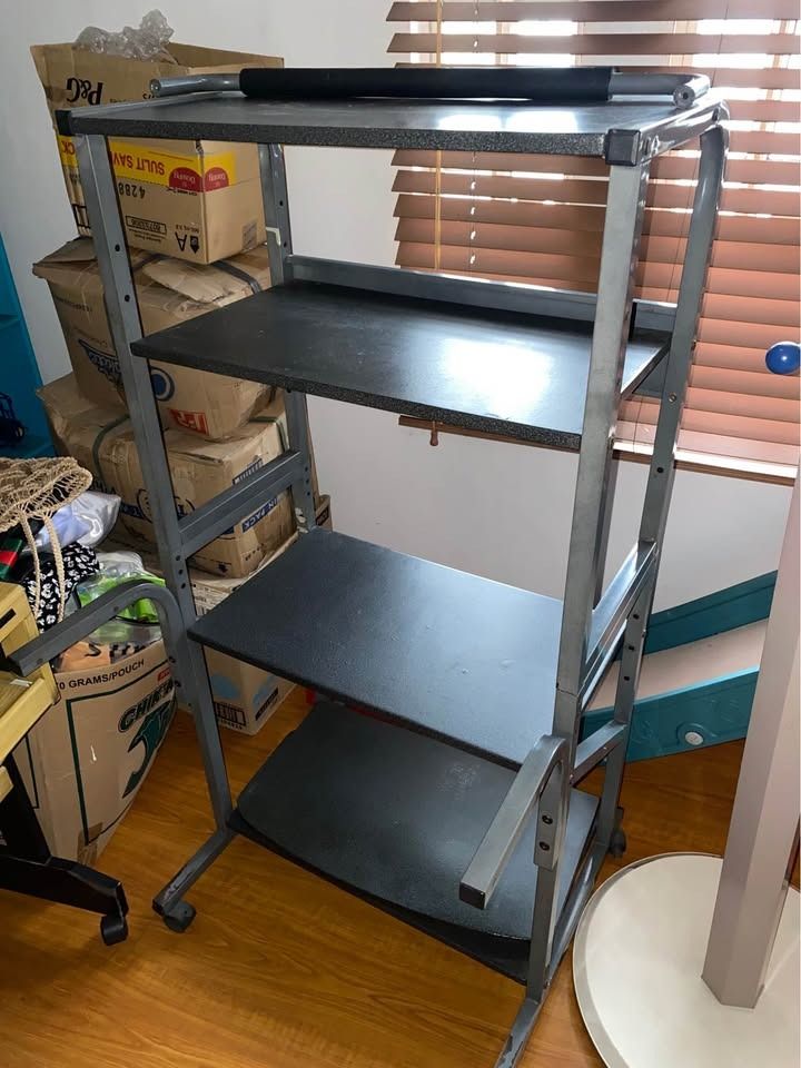 Sigma C-1188 multi-tier mobile computer table / printer rack, Furniture ...