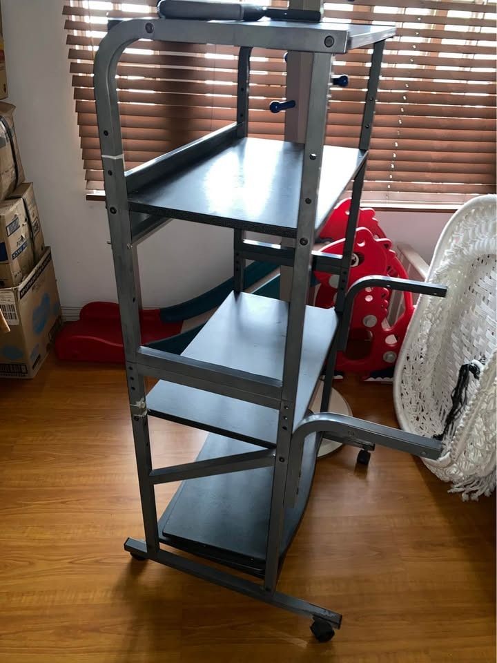 Sigma C-1188 multi-tier mobile computer table / printer rack, Furniture ...
