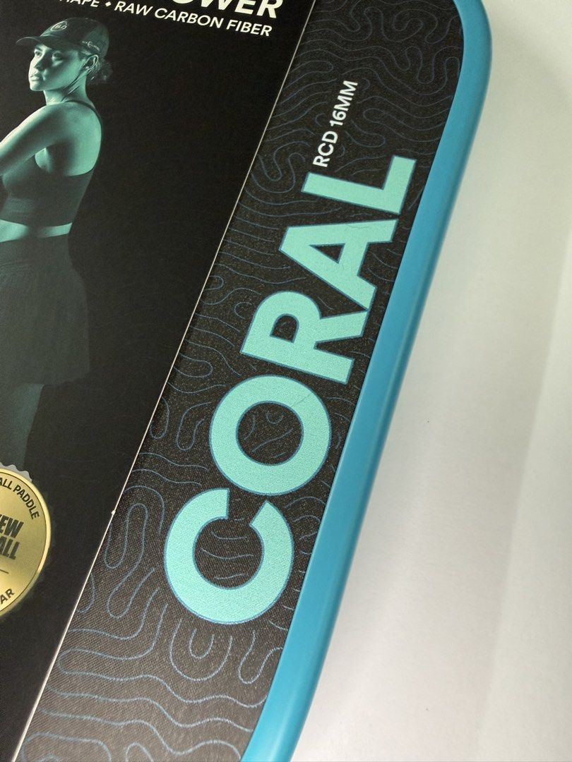 Six Zero Coral 16mm — Hybrid / Ocean Blue (Category: Racket and Ball Sports) located in Baguio. Submitted by brn_tragen (Listing ID 1460320076, Image 3). Description: SIX ZERO CORAL 16MM — HYBRID / OCEAN BLUE 💰 ₱15,000 — SHIPPING INCLUDED BRAND NEW / UNUSED • Shape: Hybrid • Colorway: Ocean Blue • Face: Raw Carbon Fiber • Core: Tectonic Core with ProPulsion Foam • Core Thickness: 16mm • Handle Length: 5.5” • Length: 16.3” • Weight: 8.0–8.3 oz / 