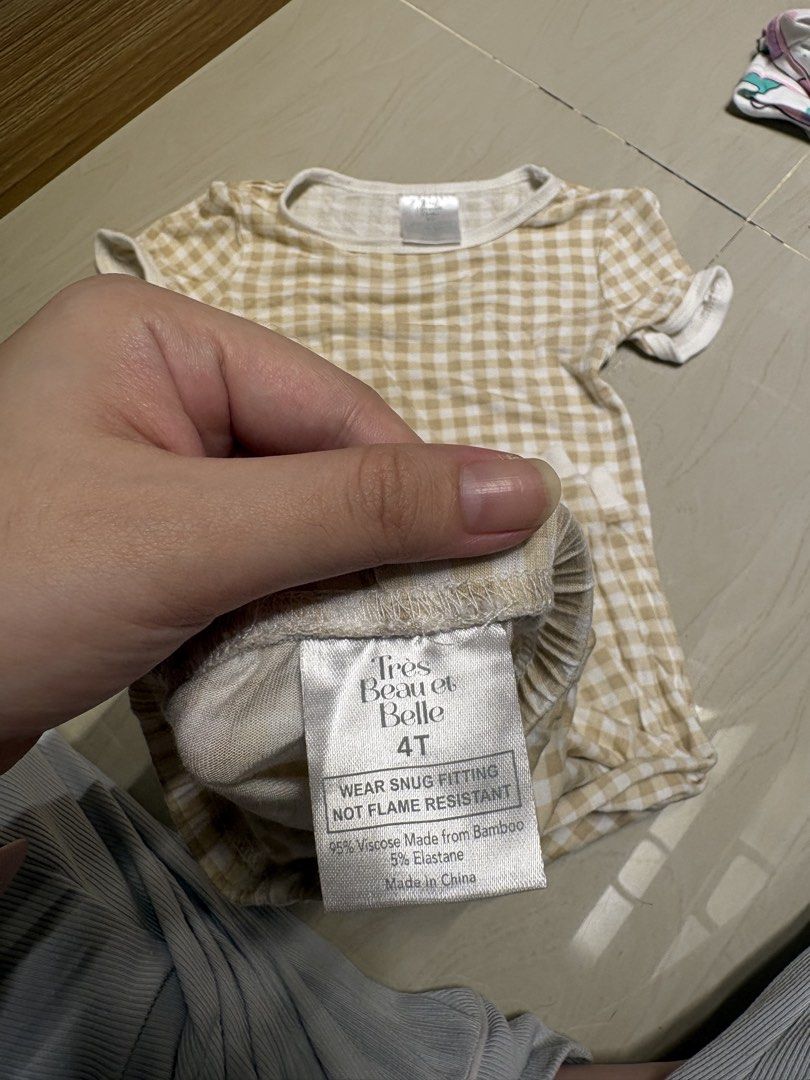 Snugfit pajmas (Category: Babies & Kids Fashion) located in Quezon City. Submitted by sailormooooo (Listing ID 1460473915, Image 3). Description: Bamboo rayon perfect for ph weather.