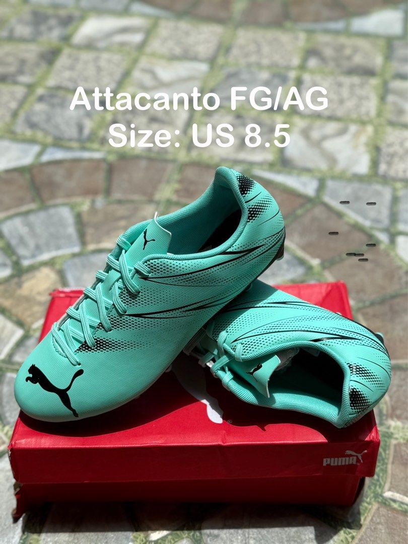 soccer shoes (Category: Casual Shoes) located in San Mateo. Submitted by bibiiii (Listing ID 1460401407, Image 1). Description: Brand new with Damaged Box 2nd image is for reference only Authentic / not fake Nabili mismo sa PUMA.