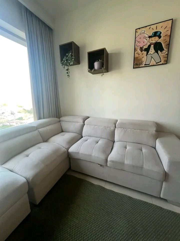 Sofa preloved condo pull out (Category: Bed Frames & Mattresses) located in Manila. Submitted by zenbear.456af6 (Listing ID 1460453283, Image 2). Description: 3500 No issue Condo pull out Loc smdc wind residences tower 2 tagaytay Free hatid metro manila buyer.