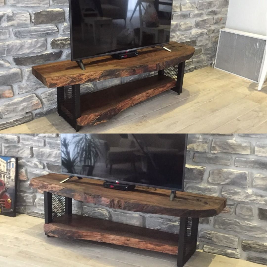 Solid Wood Live Edge Coffee Table with Shelf (Category: Tables & Sets) located in Caloocan City. Submitted by blessed0fnature (Listing ID 1460478229, Image 3). Description: - Beautiful solid wood coffee table - Unique live edge design with natural wood grain - Convenient shelf for storage - Perfect for living rooms or as a display piece - One-of-a-kind look - Dimensions: Approx. [insert length] x [insert width] x [insert height] .