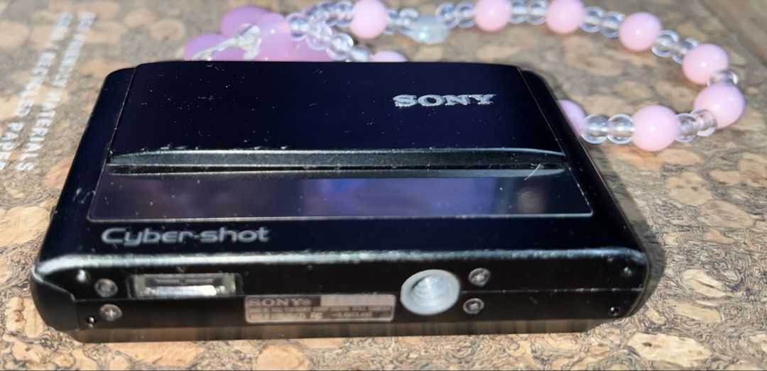 Sony Cyber-shot DSC-T20 (Category: Cameras) located in Pasig City. Submitted by hanzealbertmiguel (Listing ID 1460438247, Image 1). Description: - Black Sony Cyber-shot digital camera - Carl Zeiss Vario-Tessar lens - 3x optical zoom - Compact and portable design - Perfect for quick snapshots - Includes a cute pink beaded strap with a flower charm - PM FOR MORE PICTURES NEGOTIABLE!!.