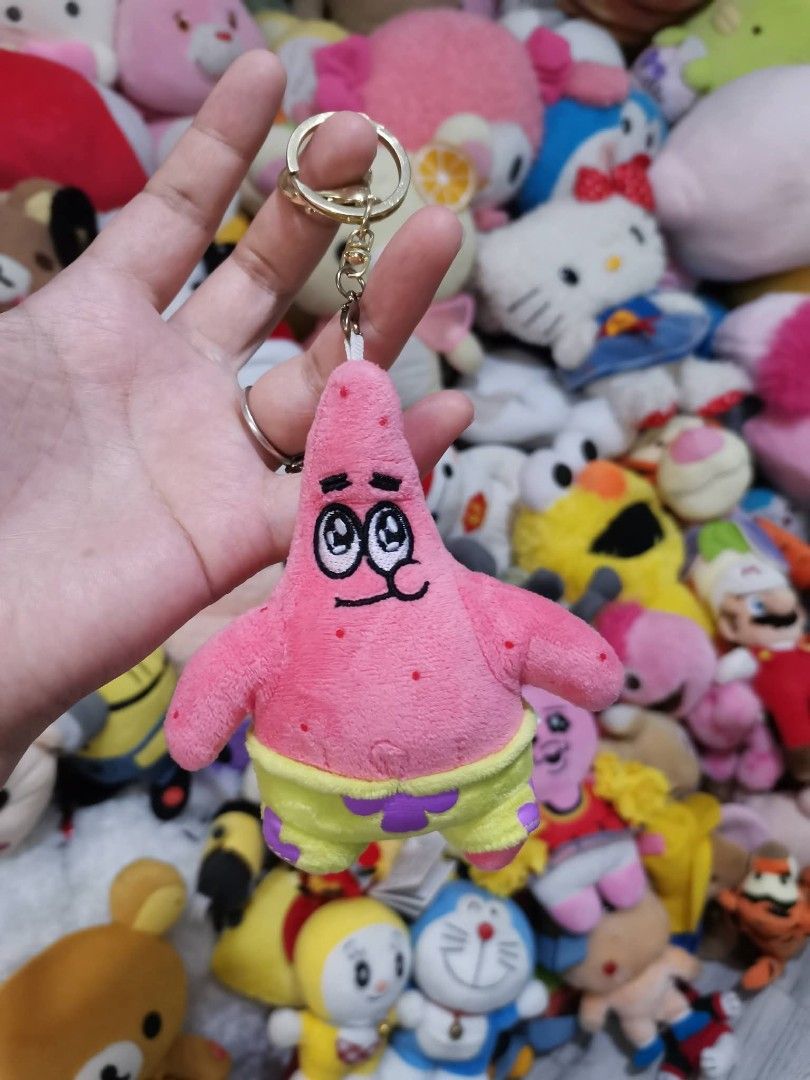 SpongeBob SquarePants Patrick Star Plush Keychain charm stuffed toy (Category: Plushies & Soft Toys) located in Mendez-Nunez. Submitted by daphnesstuffedtoys (Listing ID 1460466423, Image 1). Description: .