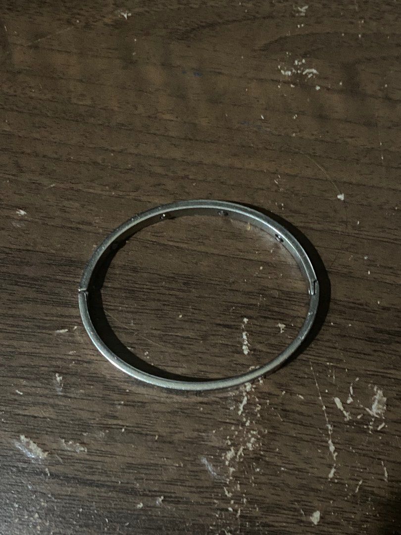 Stainless Steel Bangle (Category: Bracelets) located in Manila. Submitted by preloveditems292 (Listing ID 1459450602, Image 1). Description: Fits up to 7 inch wrist Light scratches.