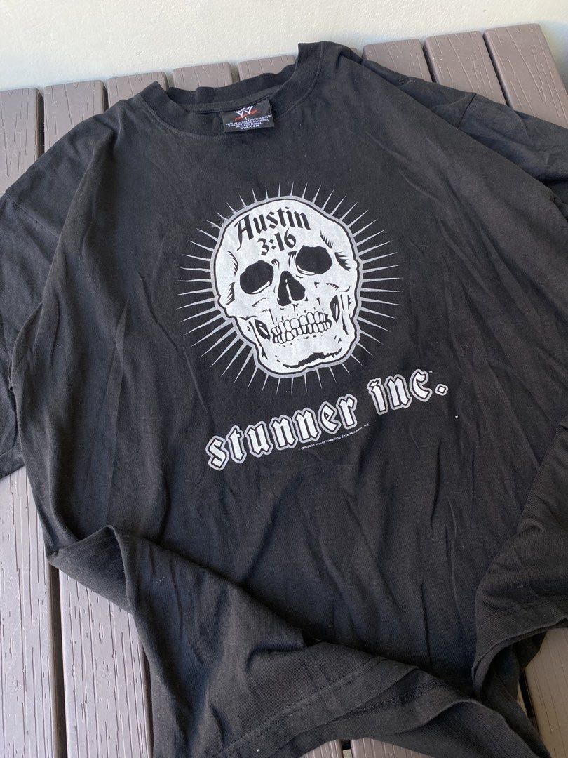 Stone Cold Stunner Inc. 💀 (Category: Tshirts & Polo Shirts ) located in Jordan. Submitted by jackcurateddept (Listing ID 1460327542, Image 1). Description: 2003 SC Large 22x29 Deadstock condi Add shipping .
